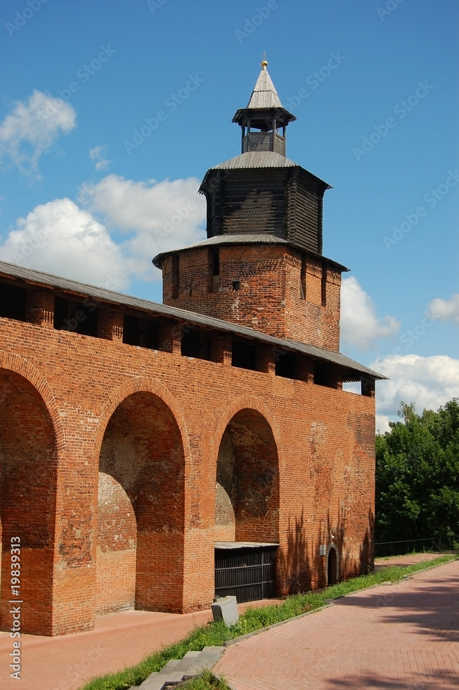Obraz premium tower of Nizhny Novgorod kremlin, Russia