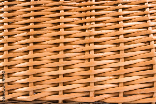 close up of wicker basket as background