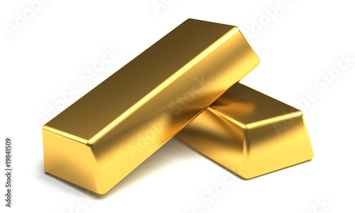 Two gold bars.