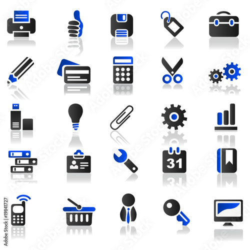 blue icons set 2