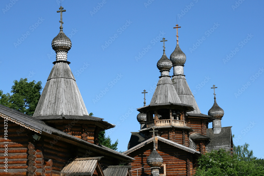 Wooden Russian Orthodox church
