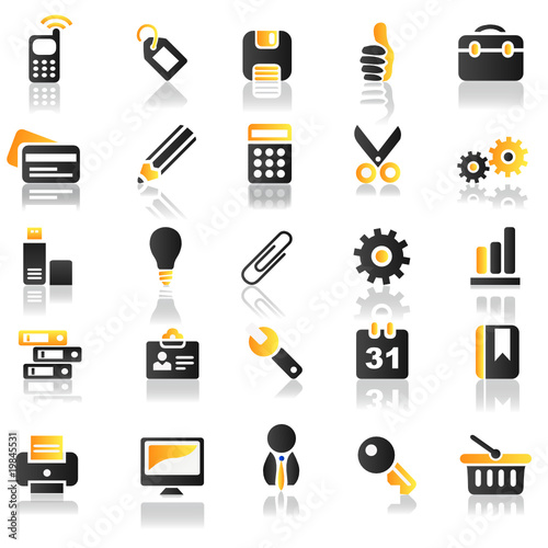 yellow icons set 2