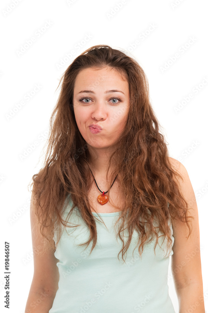 Unhappy woman Unhappy woman