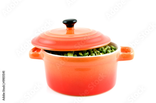 Orange casserole with split peas