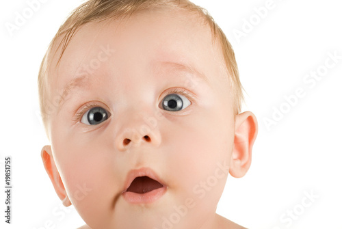 baby boy funny grimace