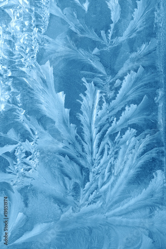 Frosty background on window