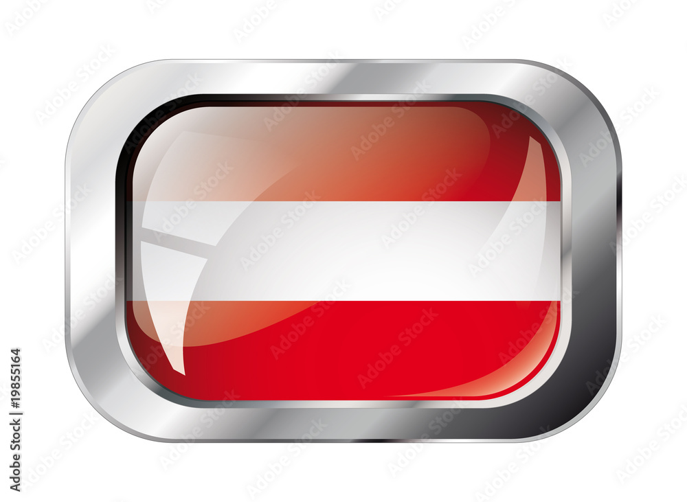 austria shiny button flag vector illustration. Isolated abstract austria shiny button flag vector illustration. Isolated abstract