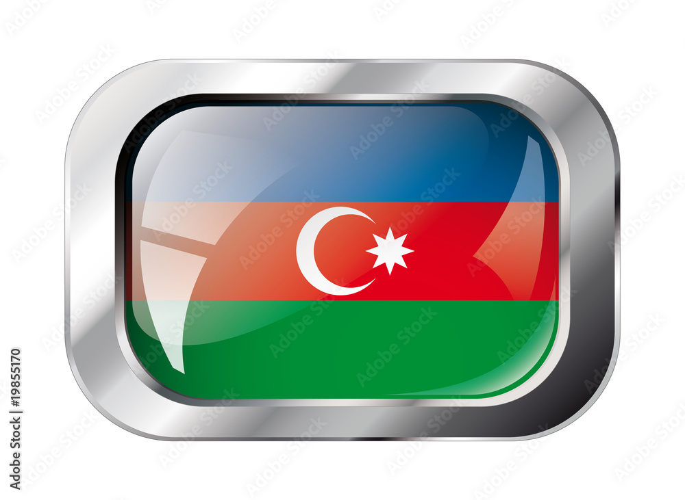 azerbaijan shiny button flag vector illustration. Isolated abstr azerbaijan shiny button flag vector illustration. Isolated abstr