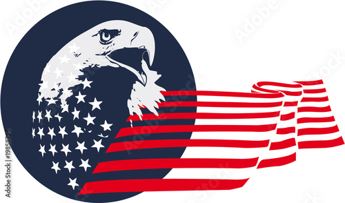 eagle patriotic theme