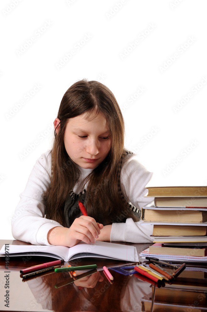 Dreaming schoolgirl Dreaming schoolgirl