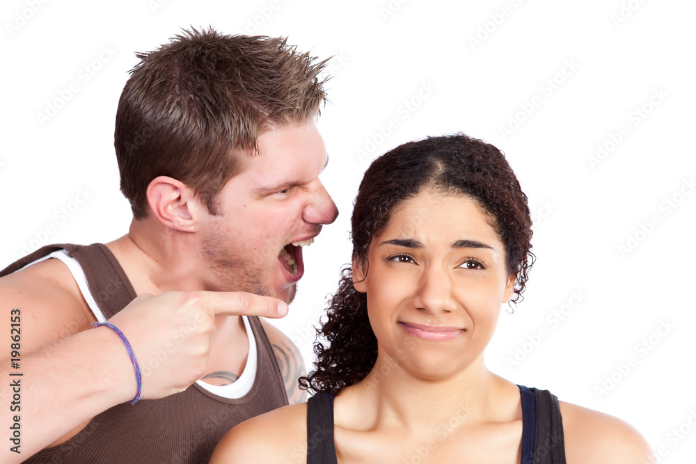 Exercise woman with trainer Exercise woman with trainer
