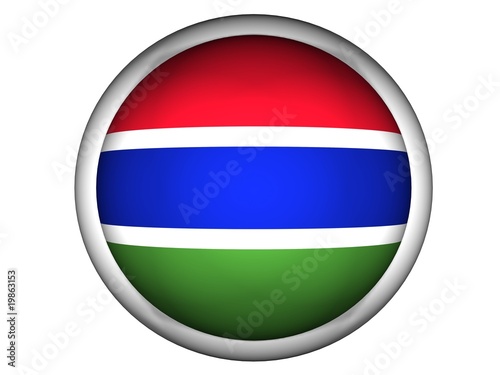 National Flag of Gambia | Button Style | Free Download National Flag of Gambia | Button Style | - GFXLoad