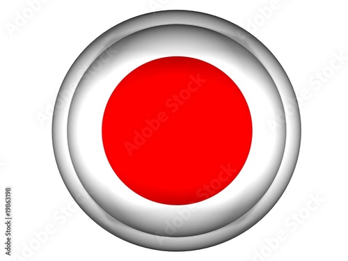 National Flag of Japan | Button Style | Free Download National Flag of Japan | Button Style | - GFXLoad