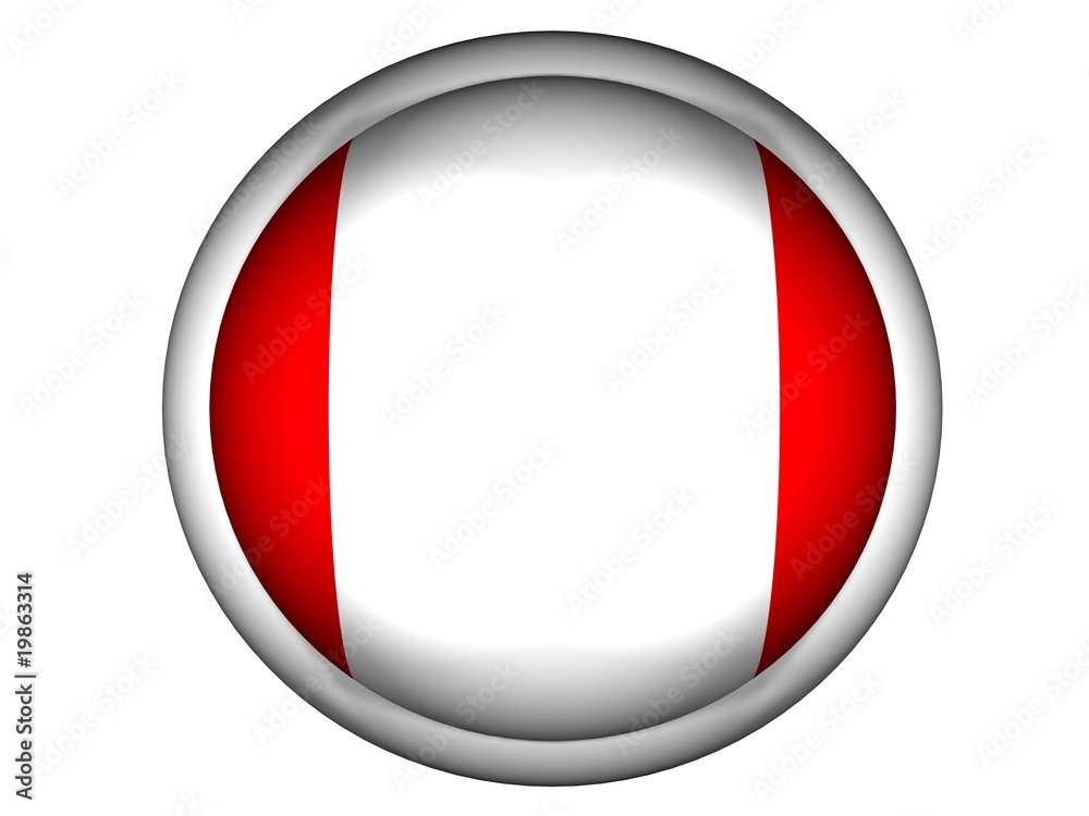 National Flag of Peru | Button Style | National Flag of Peru | Button Style |