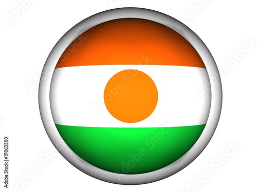 Free Download National Flag of Niger | Button Style | - GFXLoad