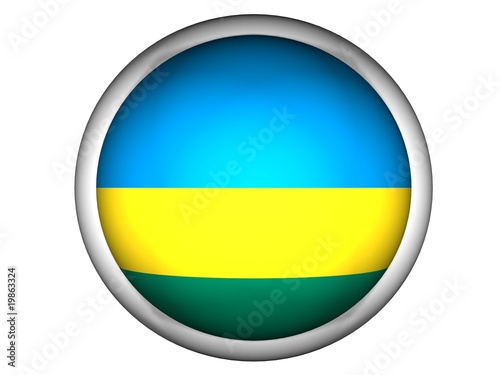 Free Download National Flag of Rwanda | Button Style | - GFXLoad