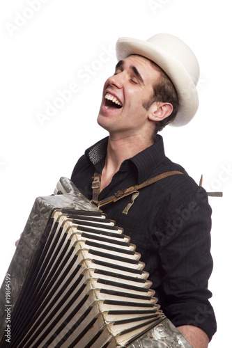 Young male with accordion 06