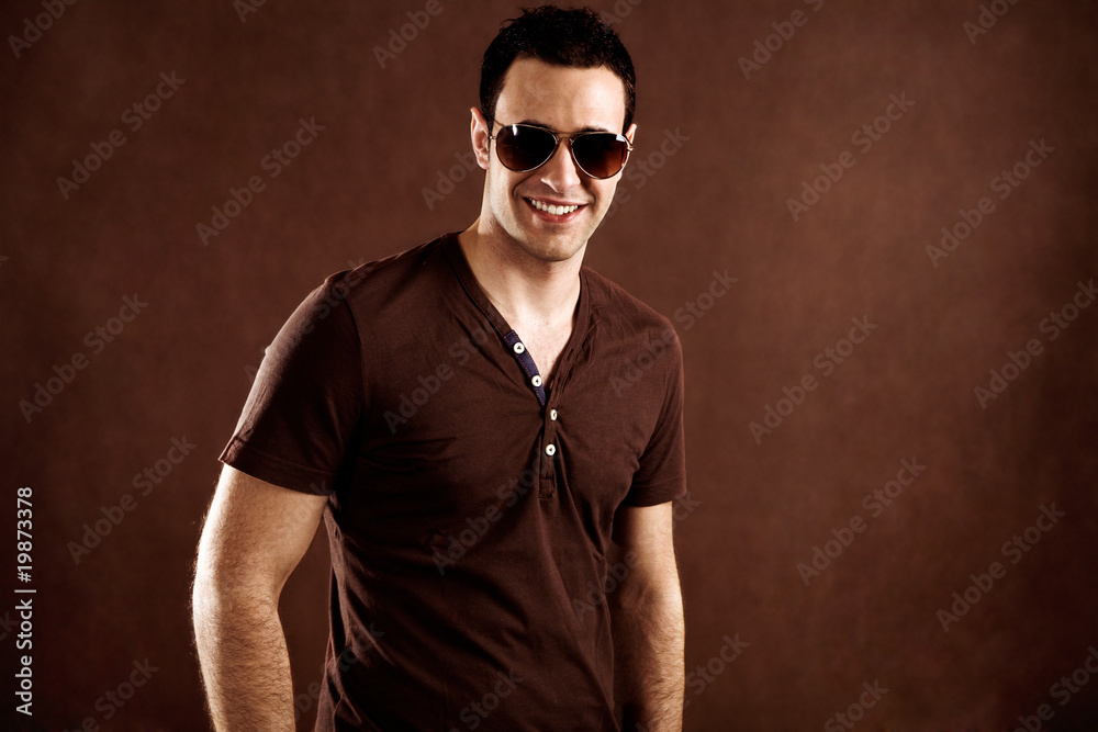 smiling young man smiling young man