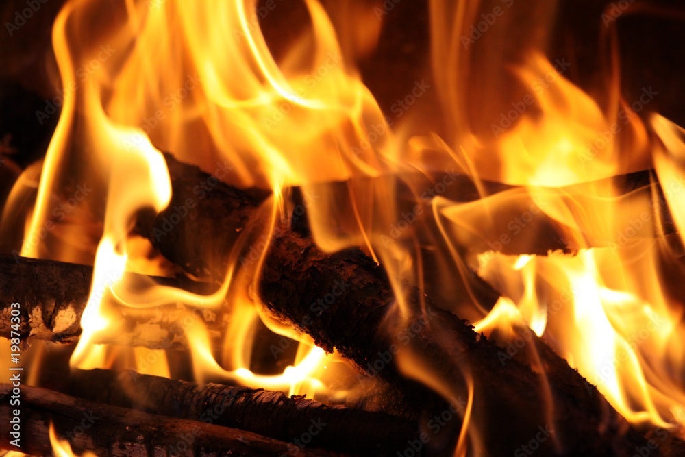 Flammen StockFoto Adobe Stock
