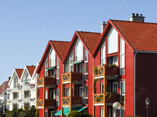 Stavanger Houses in the Lysefjord