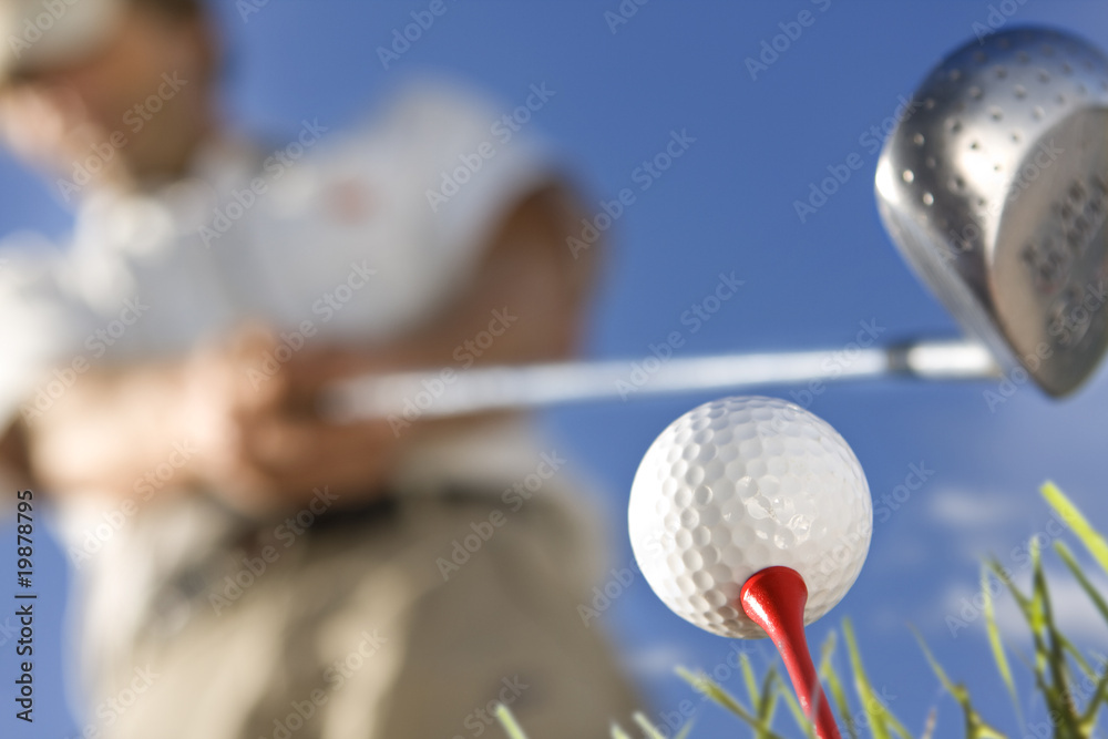 Fotografie golfer