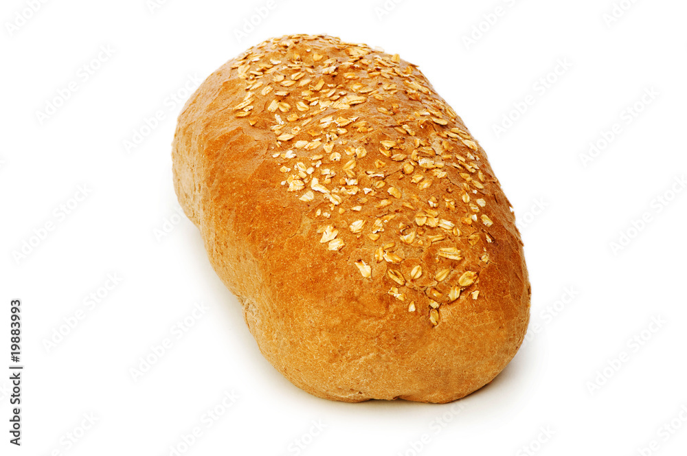Fresh bread isolated on the white background Fresh bread isolated on the white background