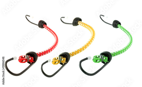 Colorful bungee rope cords