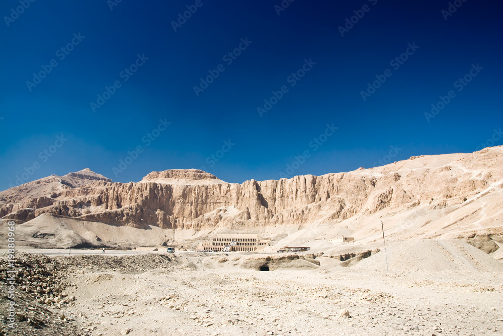 The temple of Hatshepsut at luxor egypt