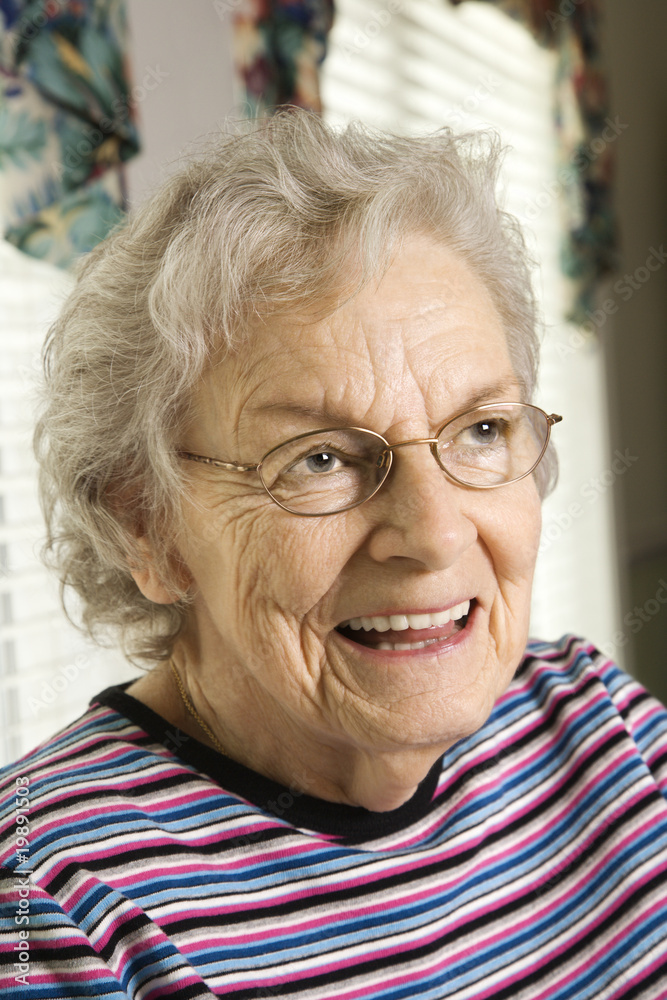 Elderly Woman Smiling