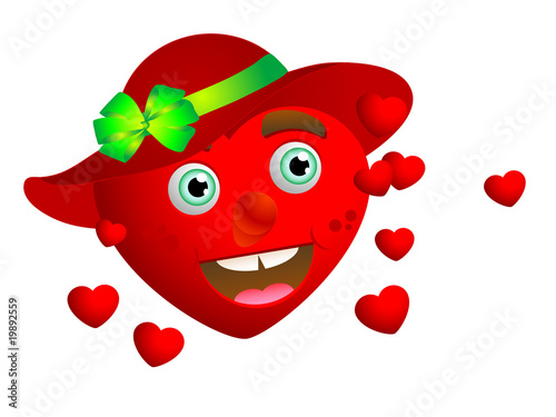 Heart with hat
