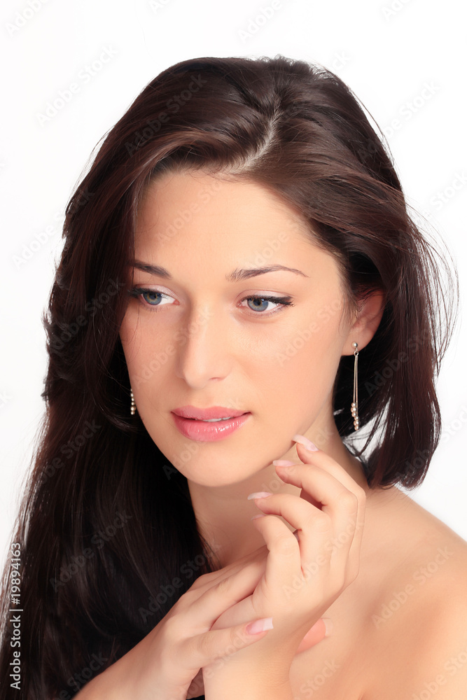 Portrait of a beautiful caucasian young woman Portrait of a beautiful caucasian young woman