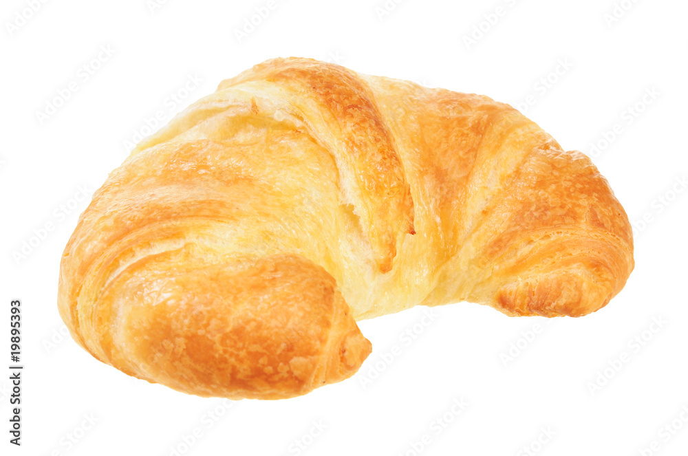 Croissant isolated on white background Croissant isolated on white background
