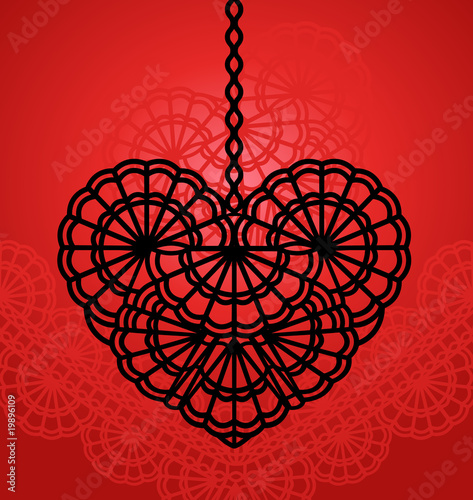 lace heart