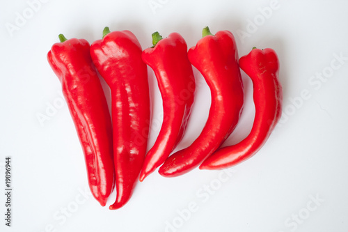 red long peppers photo