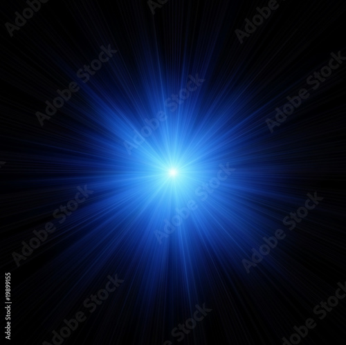 Blue star flash