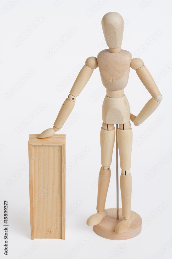 wood model leaning on wood wood model leaning on wood