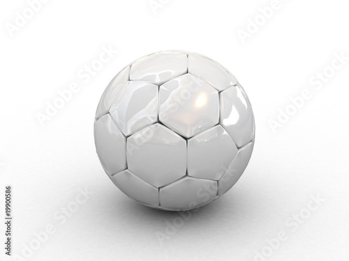 3d soccer ball isolated