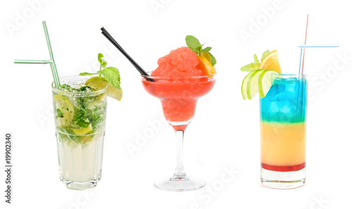 Set of three Fresh cocktails