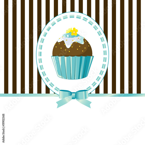 Happy Birthday-Muffins mit Schleife