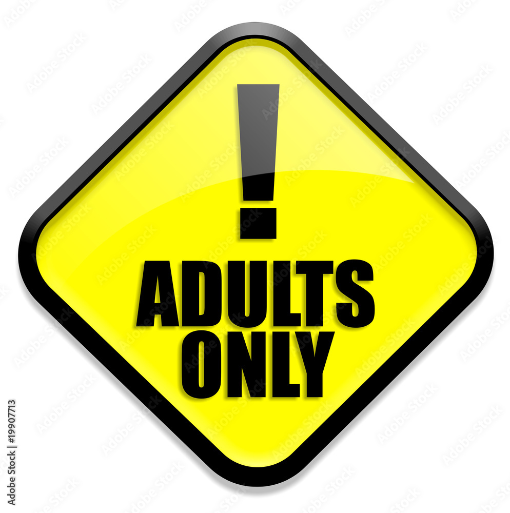 Adults only icon Stock Illustration | Adobe Stock