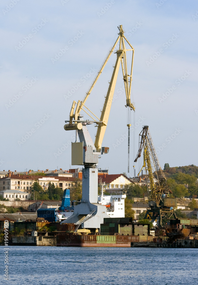Harbour crane.