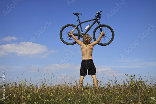 Mountainbiker photo