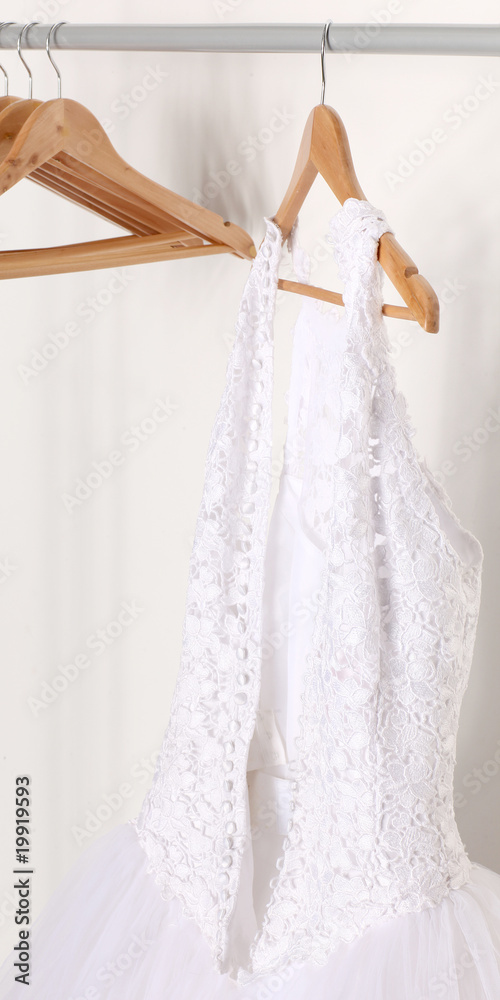 Brautkleid am Kleiderständer Brautkleid am Kleiderständer