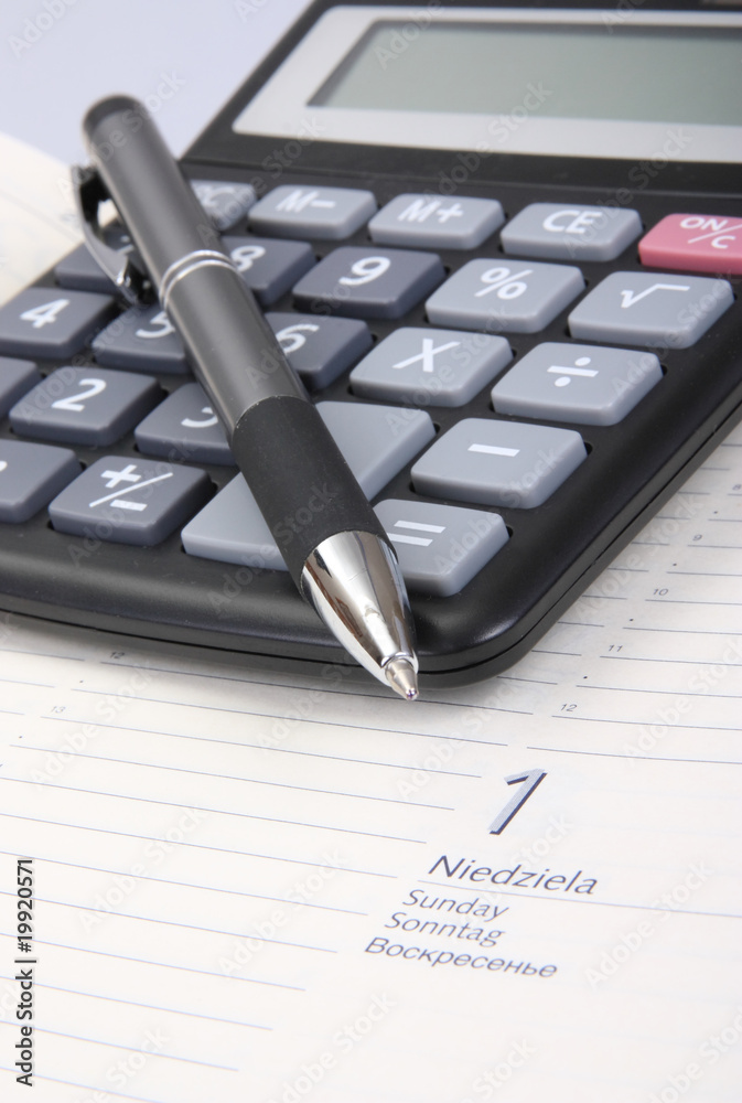 business concept with calculator business concept with calculator
