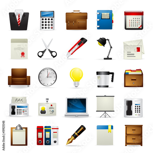 Office Icon set - Part of Meloti Icon Series