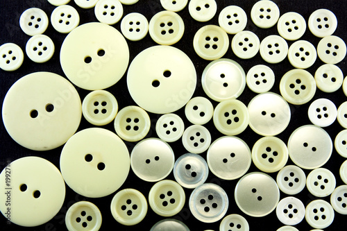 texture of old sewing buttons