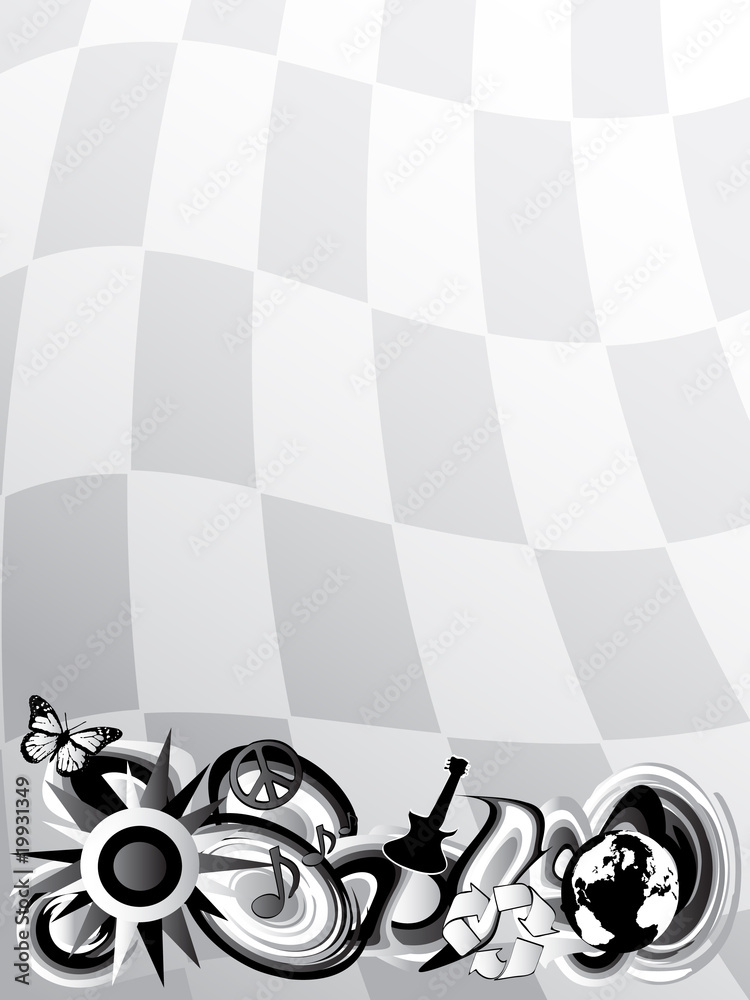 Obraz premium Abstract Retro Background