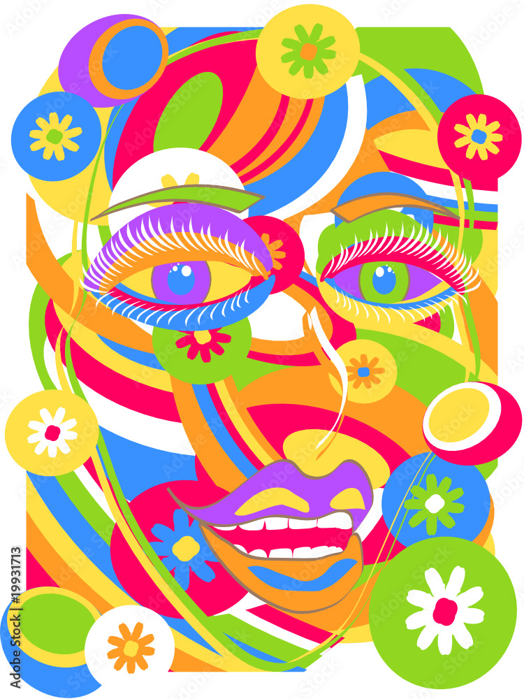 Abstract Lady's Face Abstract Lady's Face