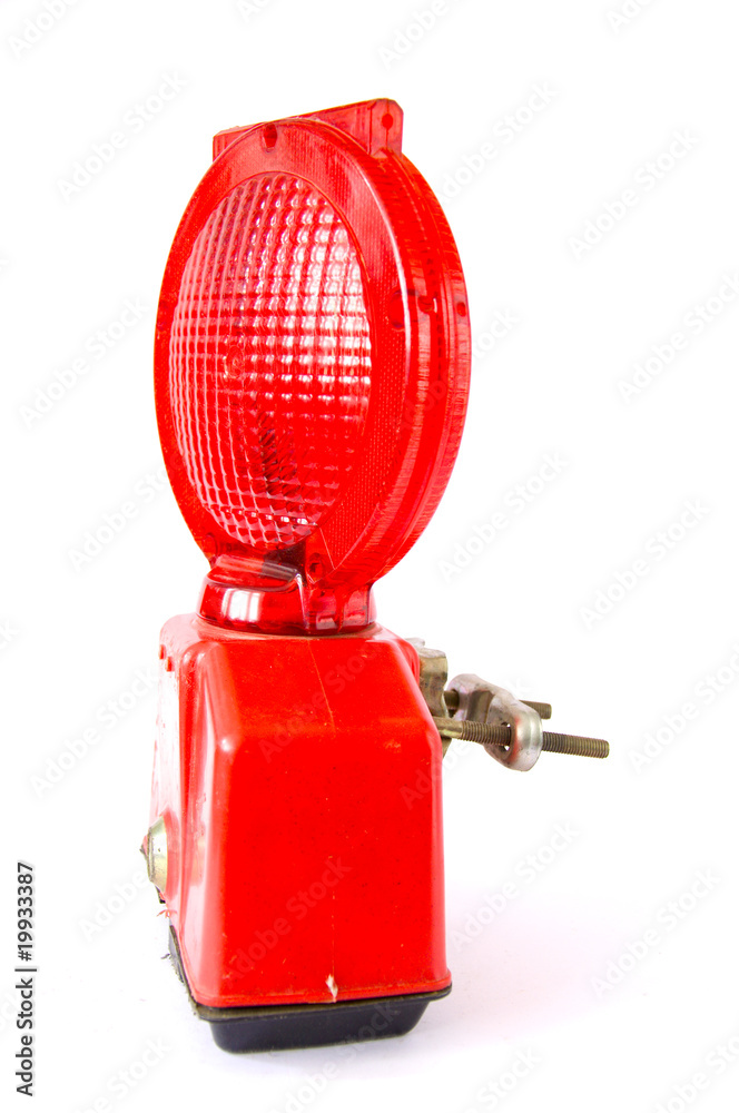 Fototapeta premium Baustellenlampe