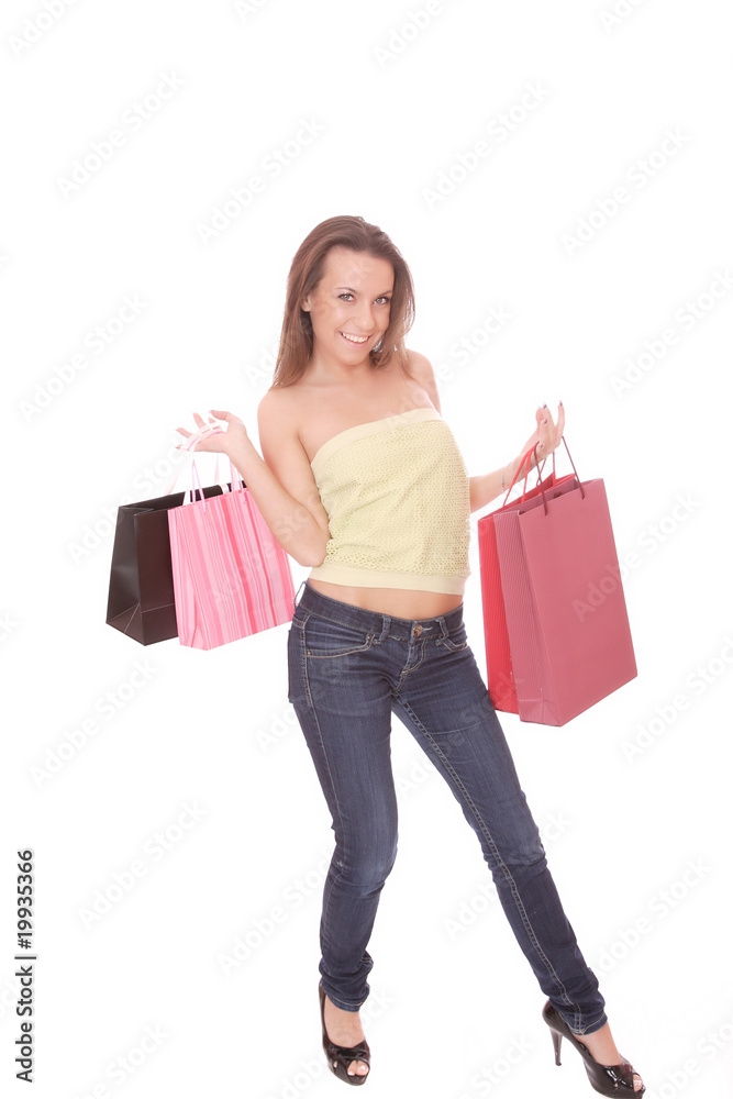 sexy shopping girl